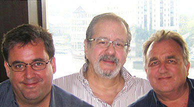 Bangkok lunch - Leo Nine & Ron Franklin - March 2008