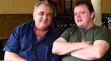 With Simon Hendeson auditioning singers in Ho Chi Minh City, November 2007